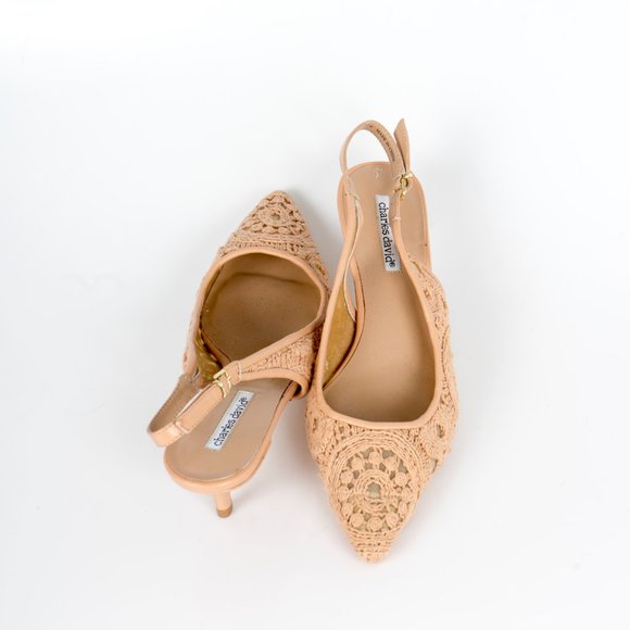 NWT Charles David Macrame lace pump - 9 - Picture 5 of 7